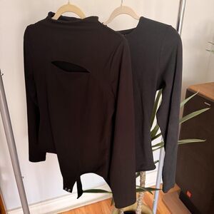 A&F & Express Black Bodysuit Bundle